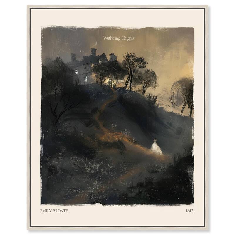 Wuthering Heights Canvas by Art Remedy - 36" x 45" - Silver