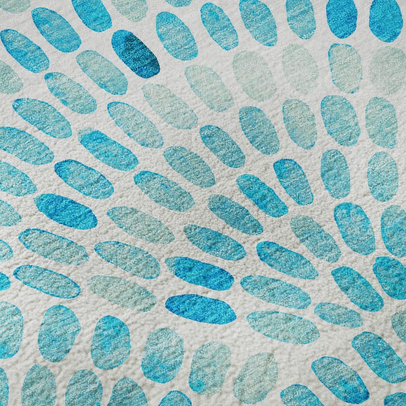 Premium Washable Super Soft Contemporary Mosaic Mayfield Rug