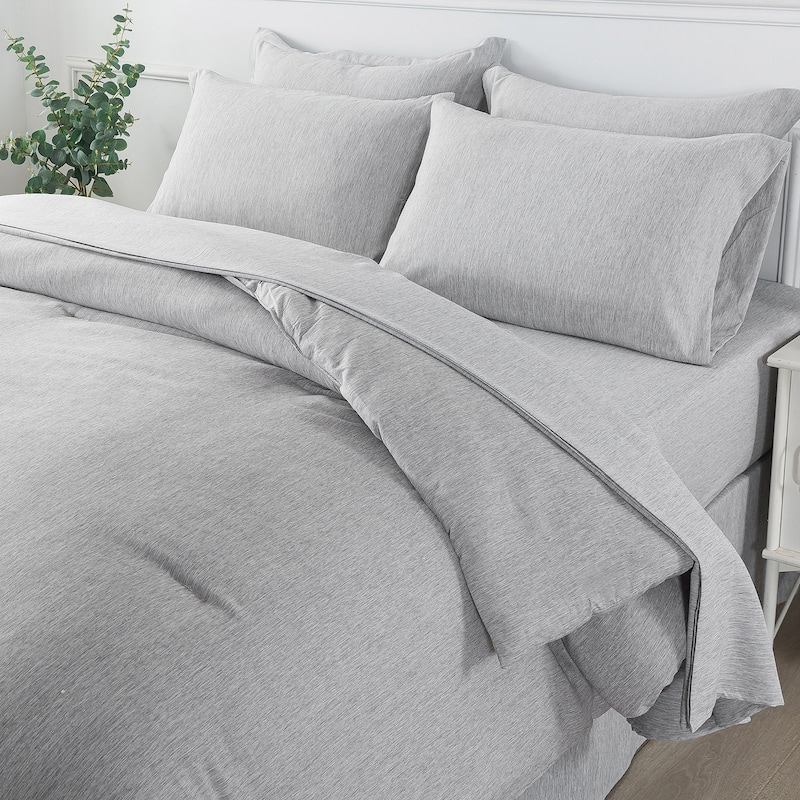 Cationic 8 Piece Comforter Set Ultra Soft