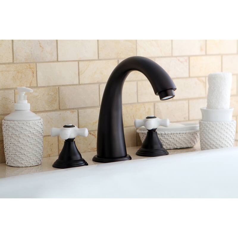 Royale 3-Hole Deck Mount Roman Tub Faucet