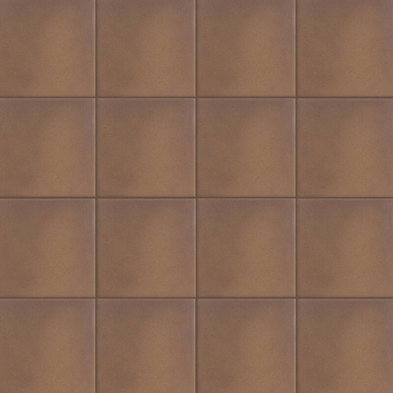 Merola Tile Quarry Flame Brown 5-7/8" x 5-7/8" Ceramic Floor and Wall Tile