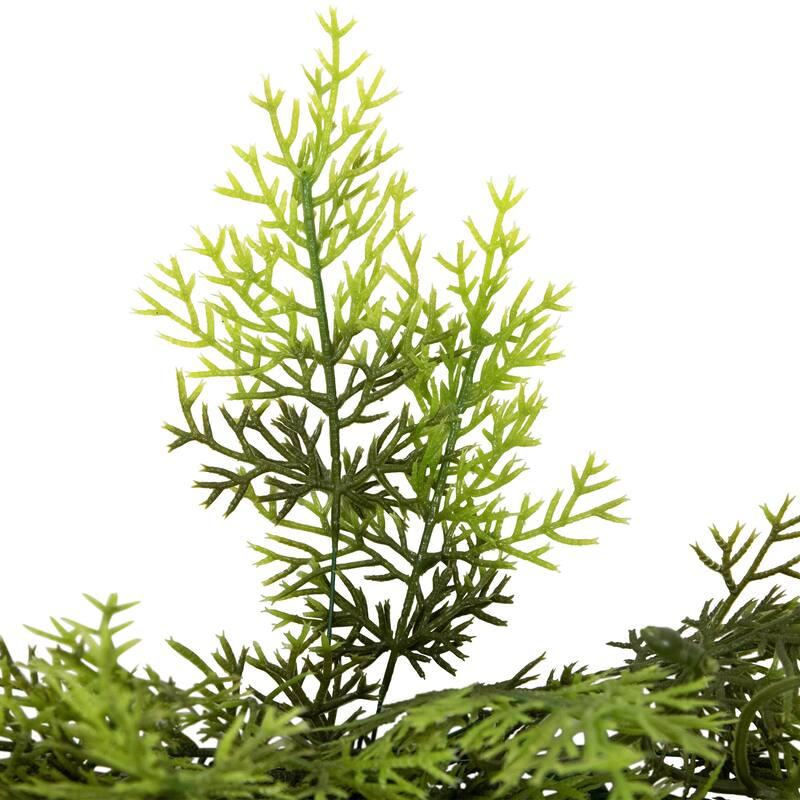 Lighted Artificial Cedar "Joy" Christmas Decoration 24" Warm White LED