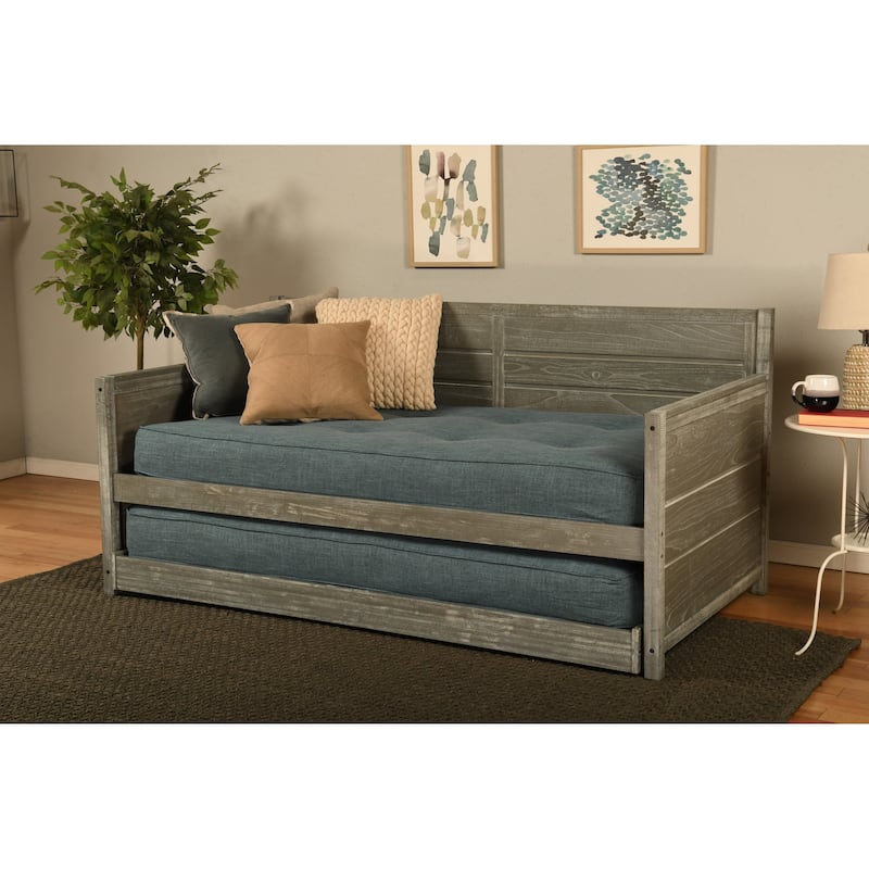 Somette Marisa Daybed Frame with Pop Up Trundle (Mattress not included)