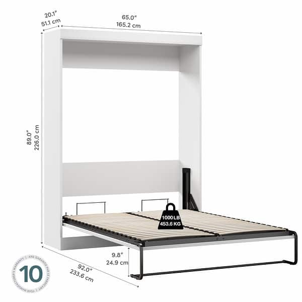 Edge 65W Queen Murphy Bed by Bestar