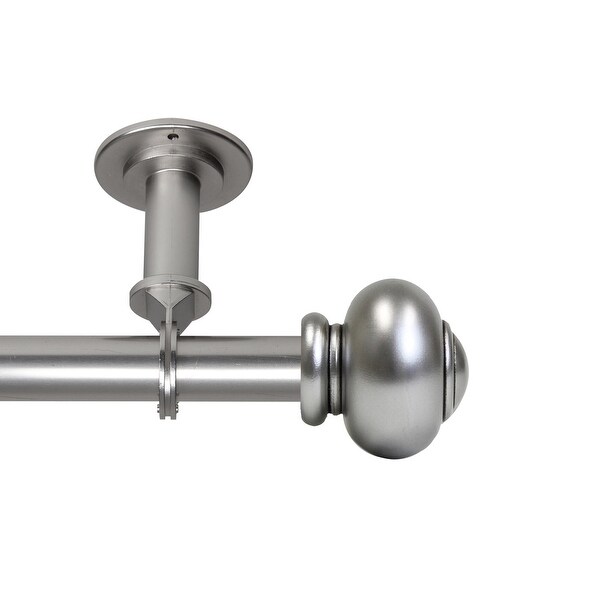 Shop Hermosa Home Dominique 1" Ceiling Curtain Rod/Room ...