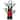 National Tree Company Halloween Pre Lit Artificial Tree Decoration, Black, Frightening Face, 4 Feet