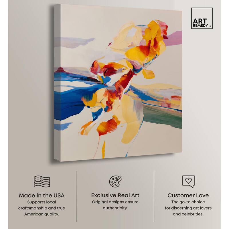 Flippant Bloom III Canvas by Art Remedy, Gallery Wrapped