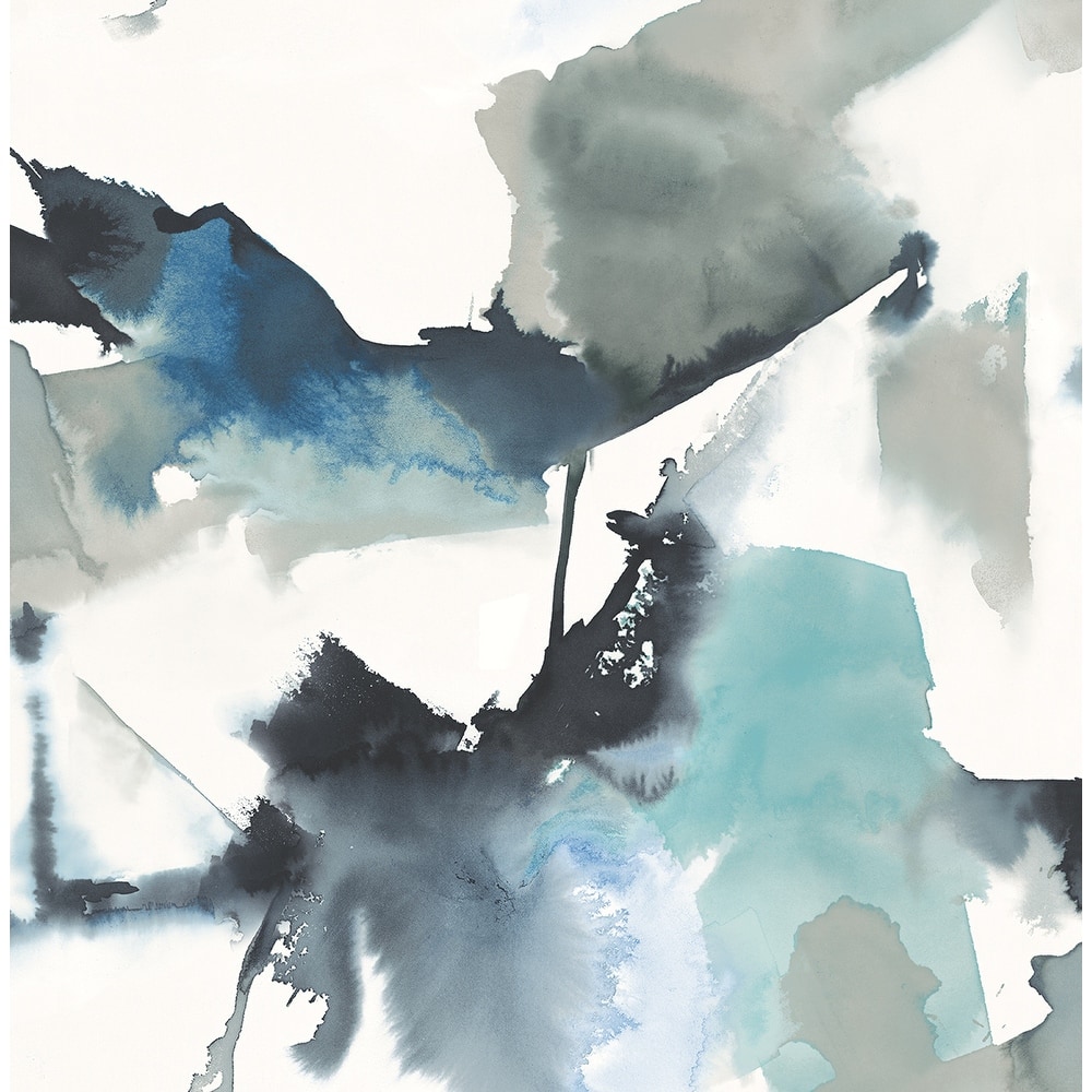 Harry & Grace Watercolor Block Peel and Stick Wallpaper