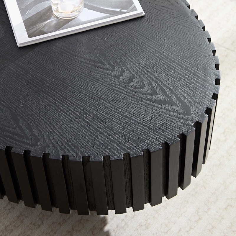 43.7 inch Round Coffee Table for Living Room