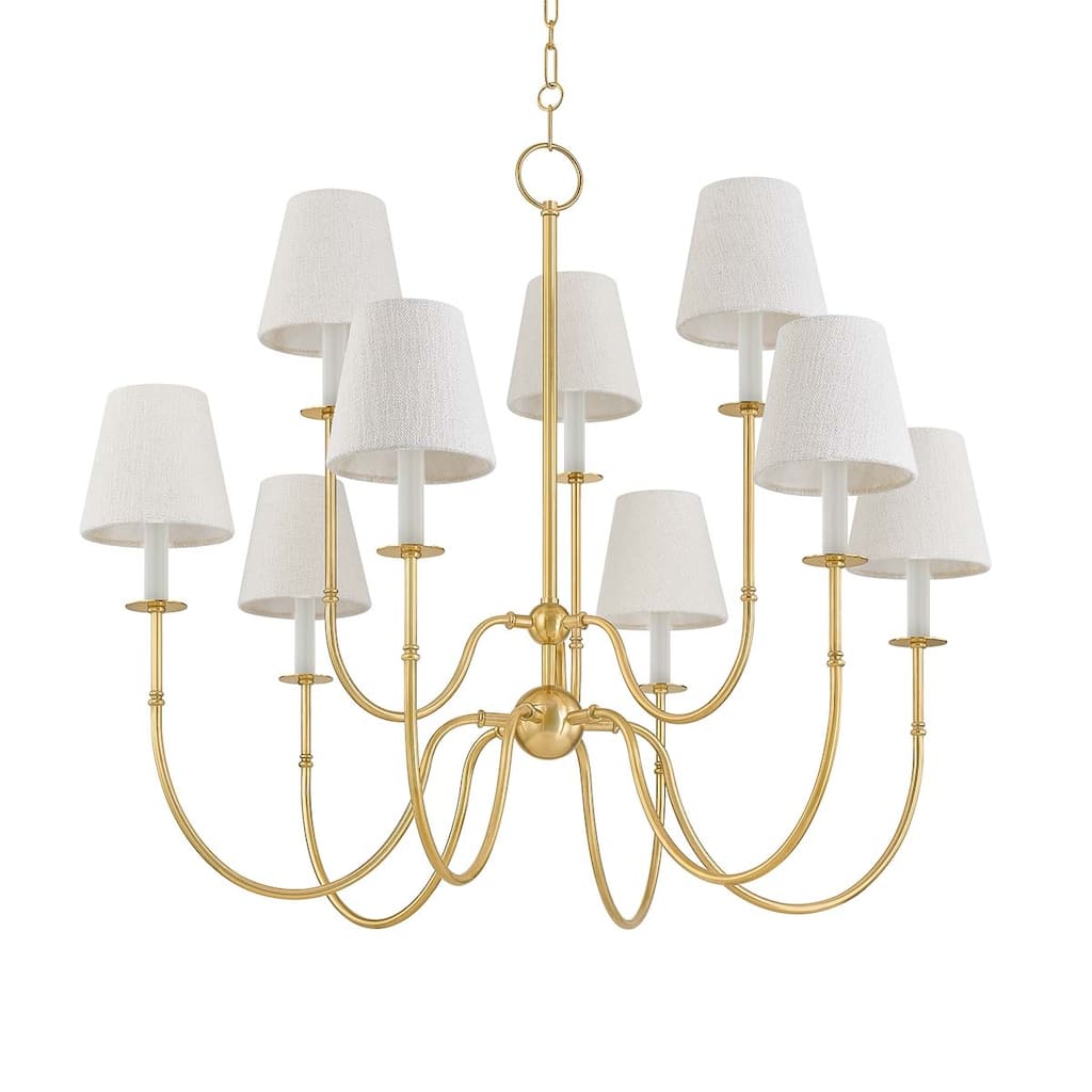 Hudson Valley Lighting 6939 Amina 9 Light 40" Wide Chandelier