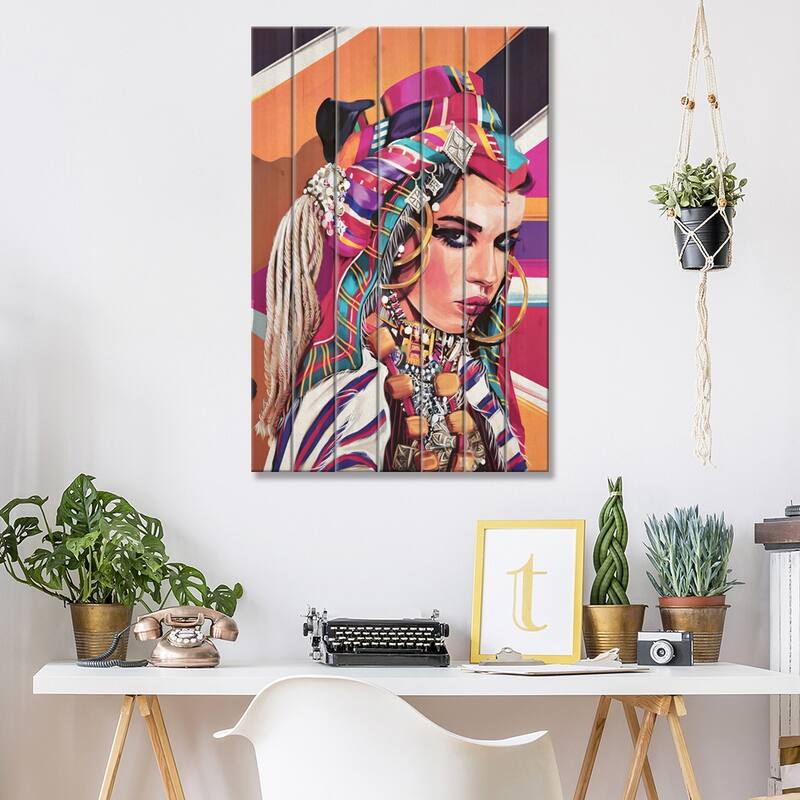 Morocco Print On Wood by Giulio Rossi - Multi-Color