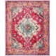 preview thumbnail 60 of 164, SAFAVIEH Monaco Lillie Boho Medallion Distressed Area Rug 10' x 14' - Pink/Multi