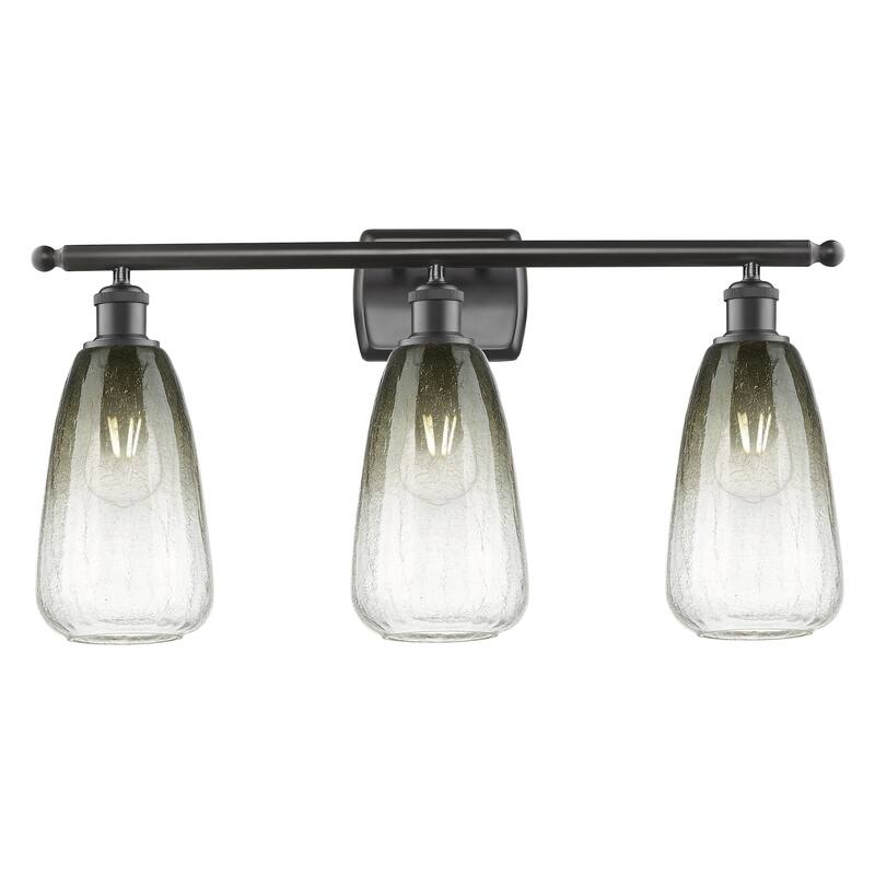 Innovations Lighting 516-3W-14-26 Brookhaven Almond Vanity Brookhaven - Oil Rubbed Bronze / Slate
