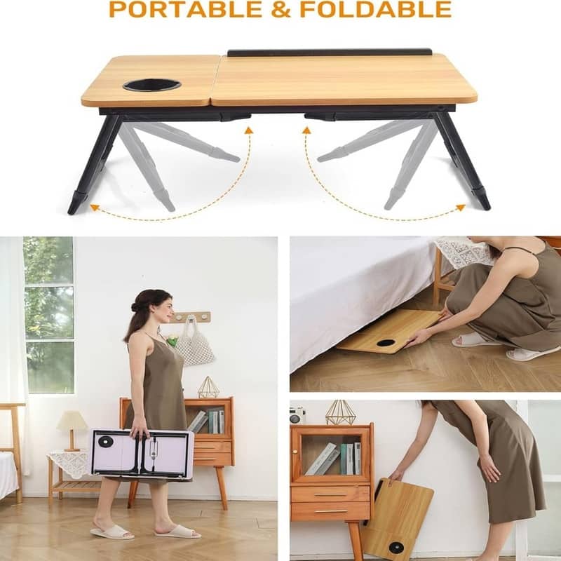 Adjustable Foldable Laptop Desk