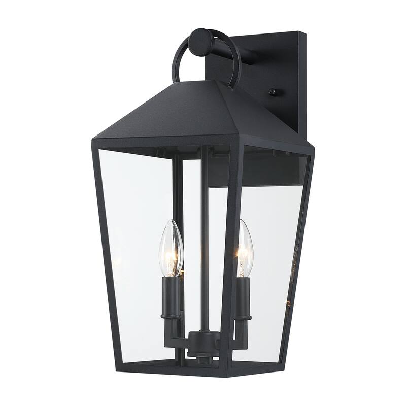 2-Light Outdoor Wall Lantern Sconce