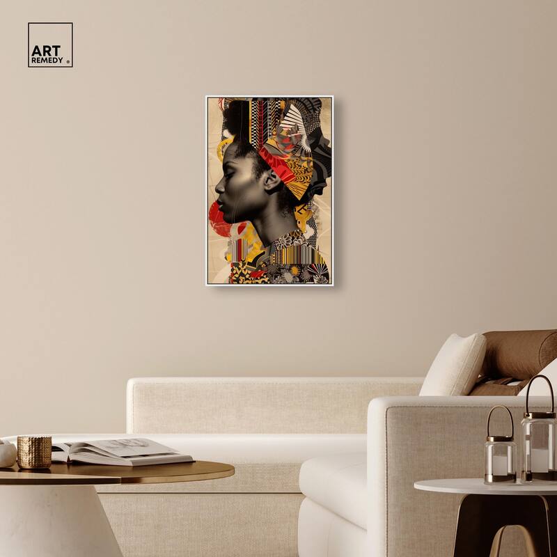 Cultural Collage Canvas by Art Remedy