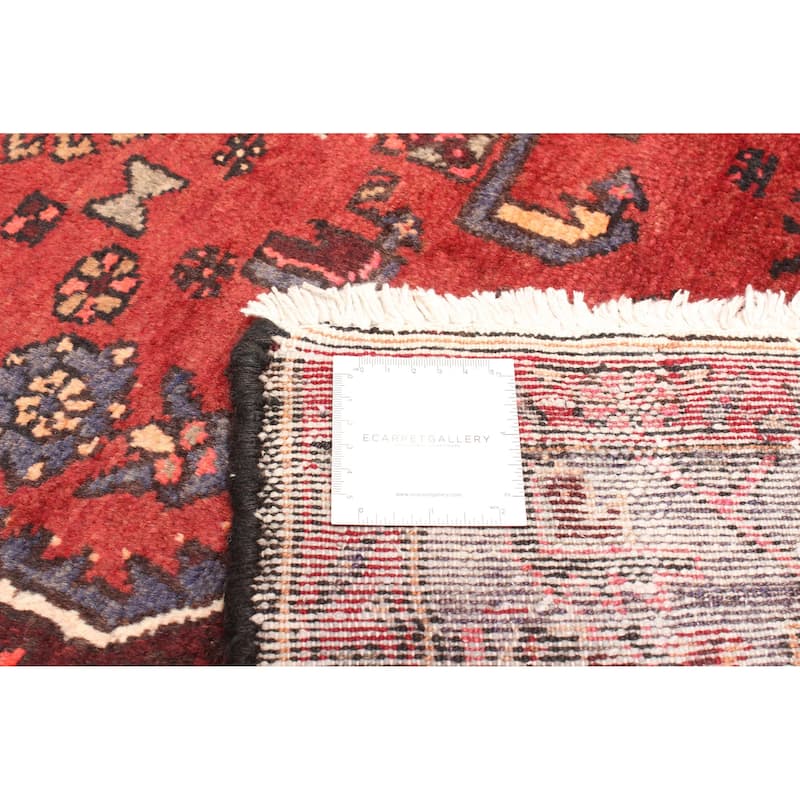 ECARPETGALLERY Hand-knotted Andelz Red Wool Rug - 4'6 x 6'7