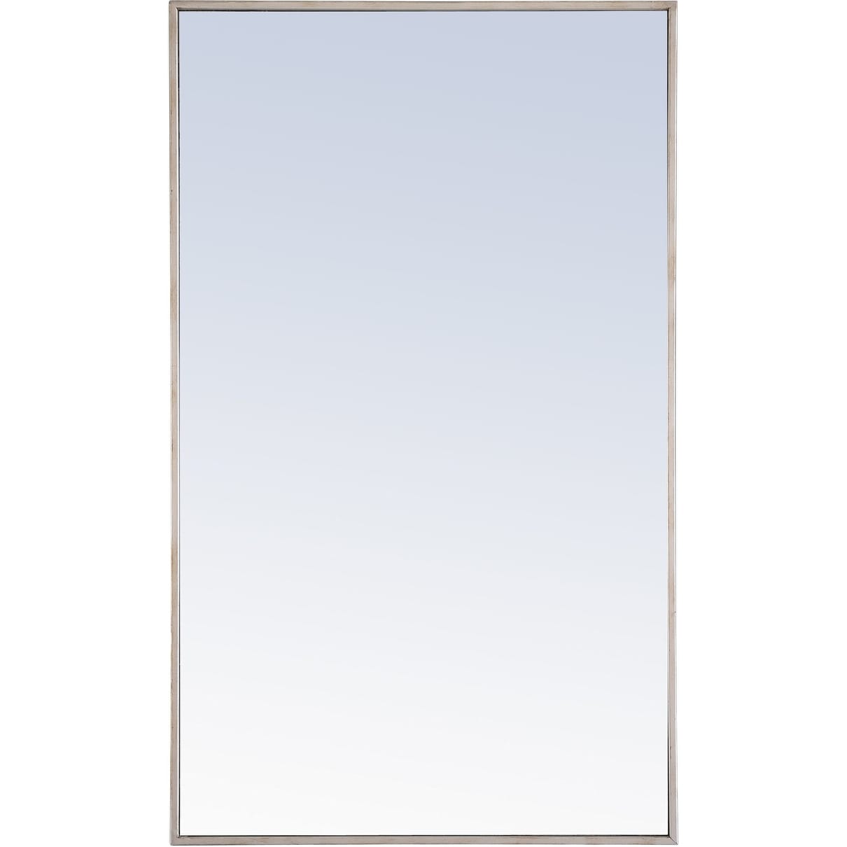 Elegant Lighting Eternity 40"x 24" Rectangular Metal Framed Wall