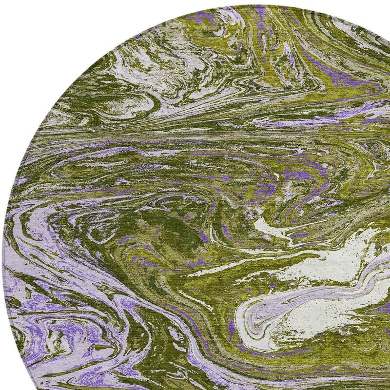 HomeRoots Abstract Transitional Rectangle Outdoor Rug