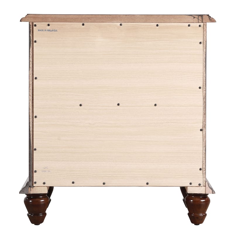 Summit 2-drawer Wood Nightstand