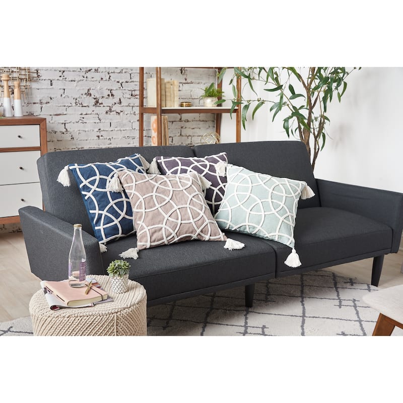 18" x 18" Lily Dune Geometric Throw Pillow