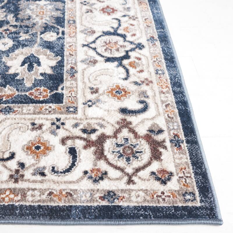 SAFAVIEH Bayside Machine Washable Boel Oriental Rug