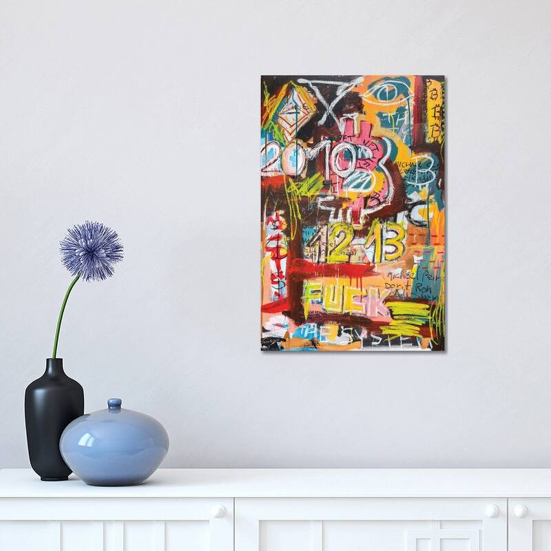 iCanvas "Satoshi Nakamoto Logged Off" by Diego Tirigall Canvas Print - 18x12x1.5