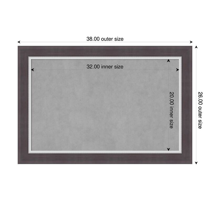 Amanti Art Ellie Brown Silver Framed - 38 x 26 in - Ellie Brown Silver