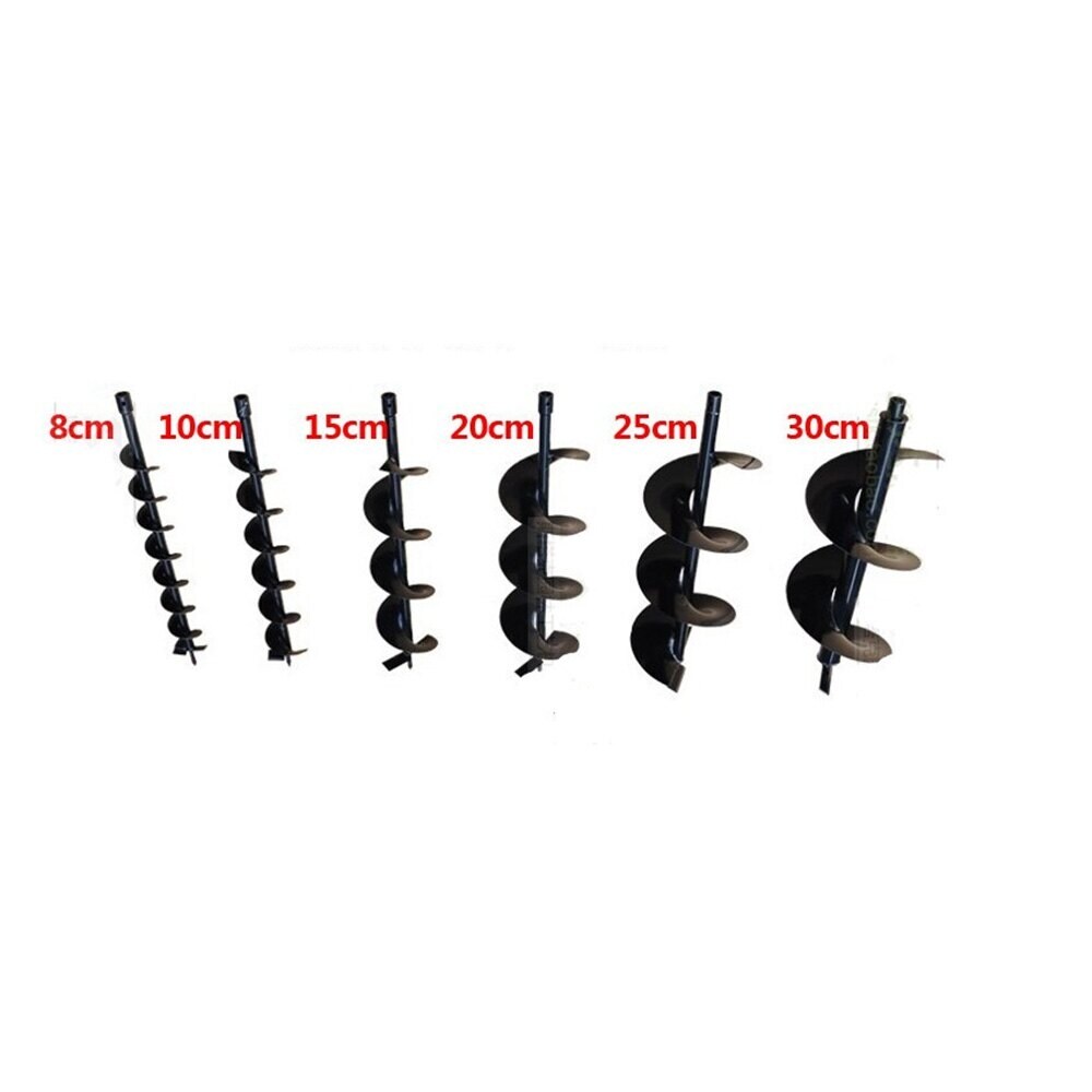 Petrol Post Hole Borer Earth Auger 52cc  63cc and  Auger bit Single Double Blade 