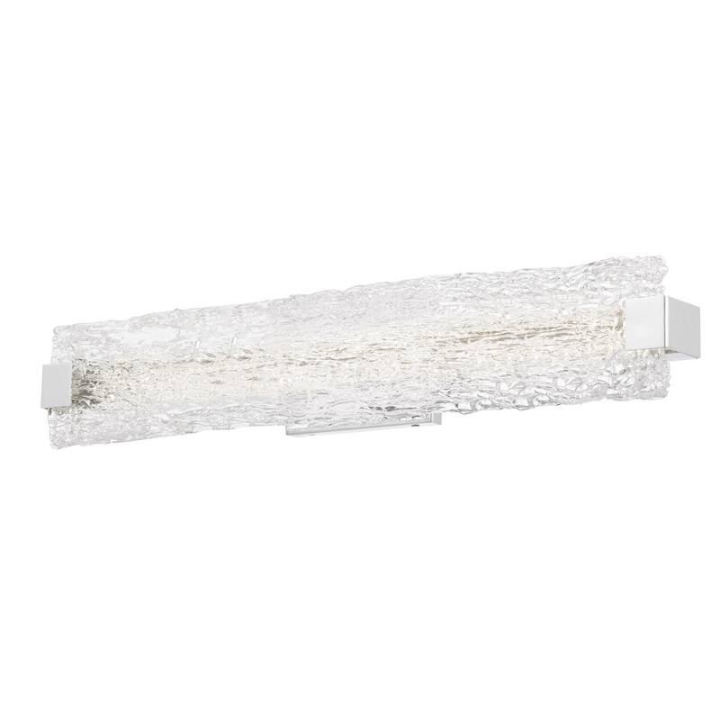 Winter LED Bathroom Vanity Light in Polished Chrome