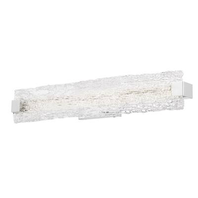 Winter LED Bathroom Vanity Light in Polished Chrome