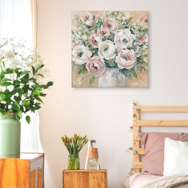 Pretty in Pink by Carol Robinson Canvas Art Print