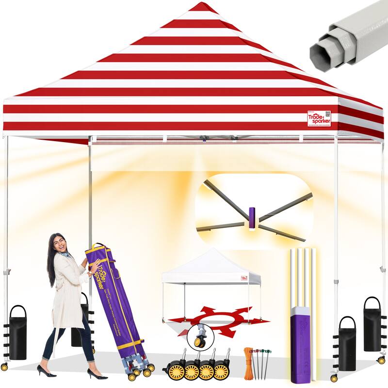 Tradesparker Ez Pop Up Canopy Tent Commercial Instant Canopies