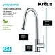 preview thumbnail 33 of 149, Kraus 2-Function 1-Handle 1-Hole Pulldown Sprayer Brass Kitchen Faucet