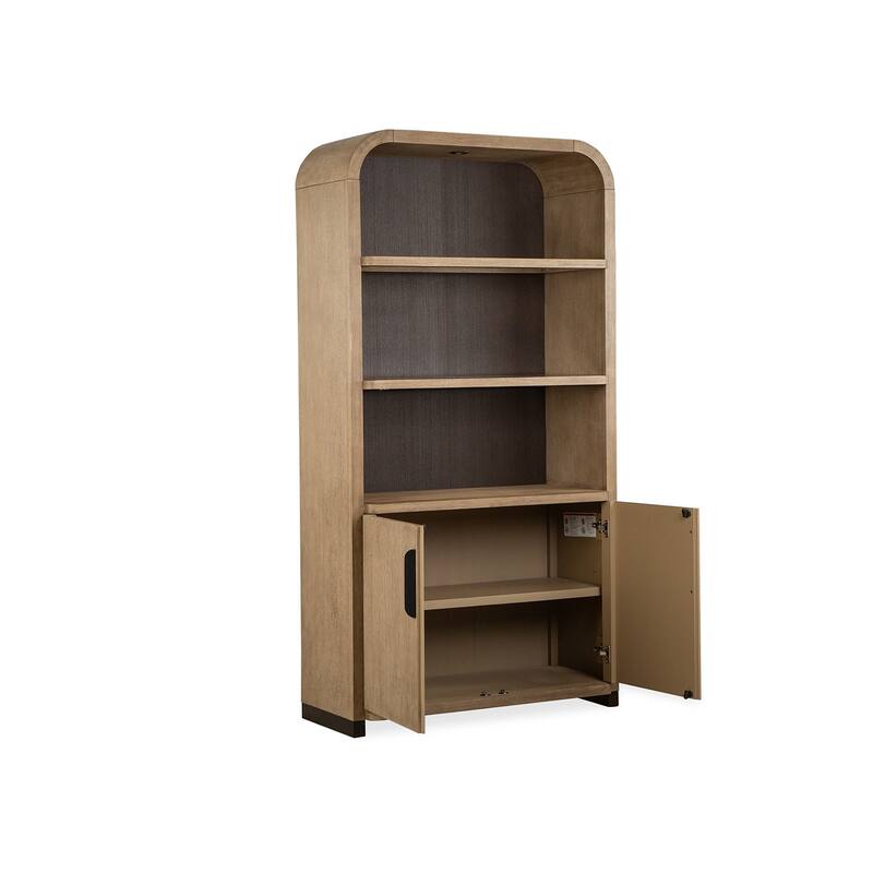 Magnussen Home Tristan Swiss Coffee Dining Cabinet - 42''W x 18''D x 80''H