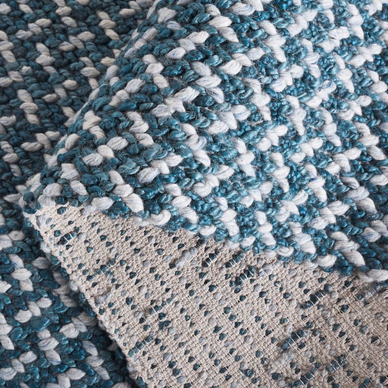 SAFAVIEH Natural Skrima Fiber Couture Wool Rug