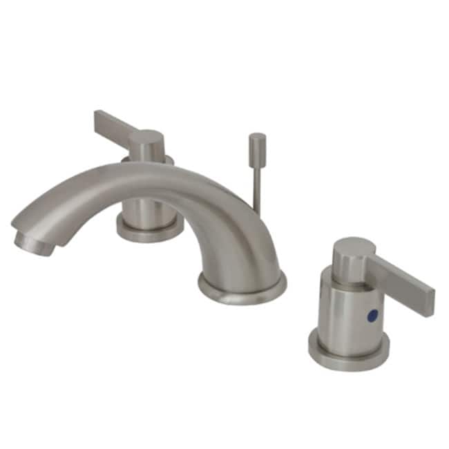 Kingston Brass Nuvo Fusion Widespread Bathroom Faucet - Free Metal Pop