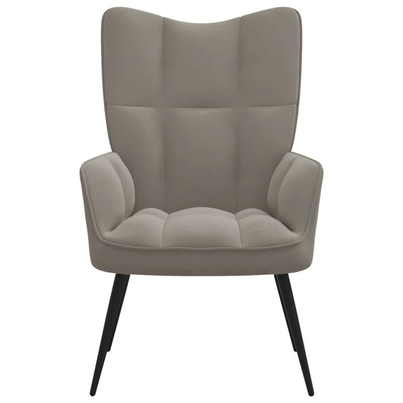 vidaXL Relaxing Chair multi colors Velvet