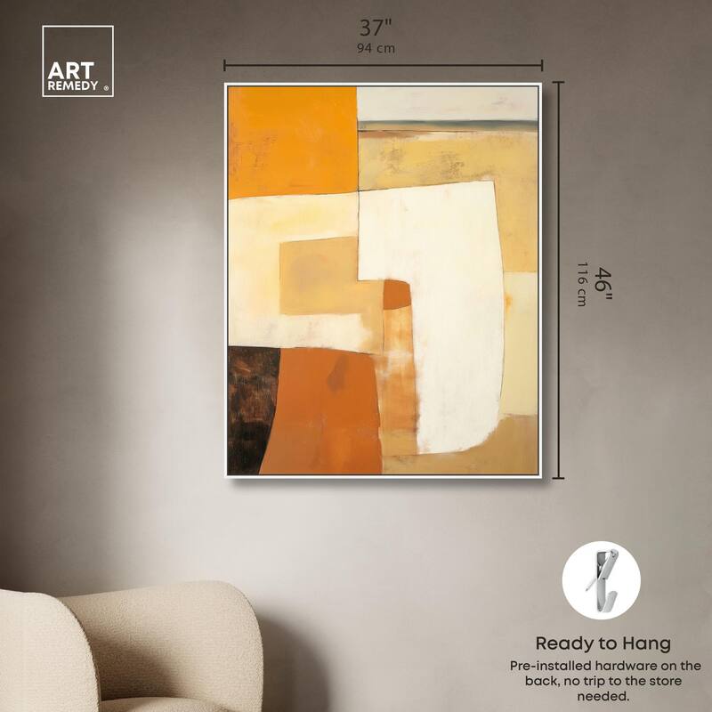 Clay and Canvas II Canvas by Art Remedy
