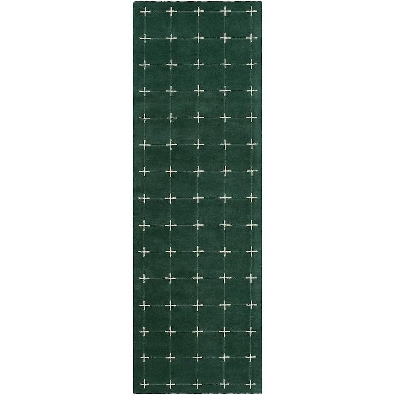 Livabliss Brook Glam Plaid Area Rug