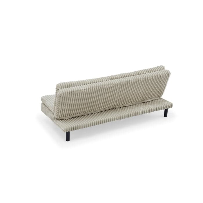 Modern Corduroy Futon Sofa Bed with Plush Tufted Pillow Top, Convertible Living Room Sofa Bed