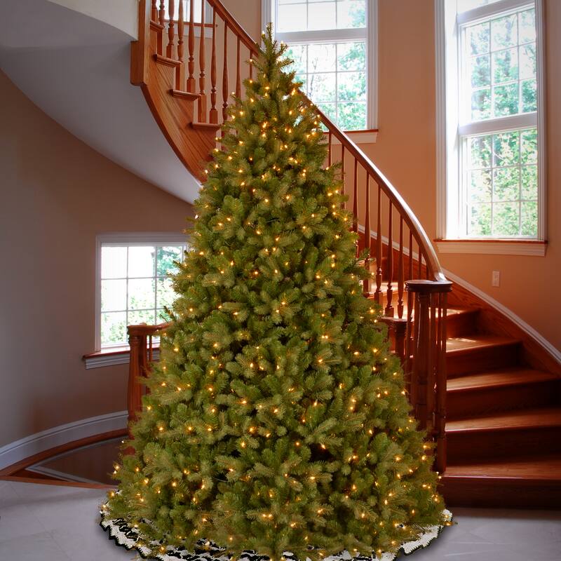 National Tree Company 7.5 ft. Feel Real Downswept Douglas Fir Christmas Tree - 10 Foot - Green