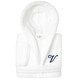 preview thumbnail 54 of 100, Sweet Kids 100% Polyester SUPER PLUSH Double Brushed Hooded Bathrobe with Navy Script Monogram V - Large