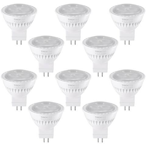 10 Pack GU4 Base 3W LED MR11 Bulbs, 25W Equivalent, AC/DC 12V