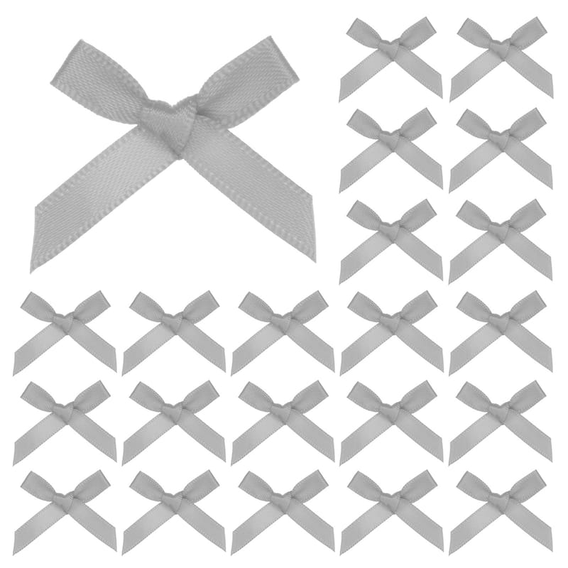 100-Pack Mini Craft Ribbon Bow,1x1.6 Inch for Craft DIY