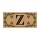 preview thumbnail 3 of 24, Monogram Flocked Sassafras Coir Switch Mat Z