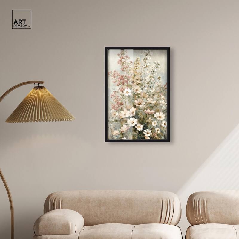 Heirloom Blossoms I Shadowbox by Art Remedy