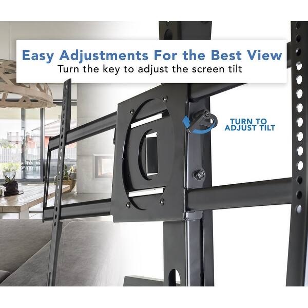 Shop Mount It Heavy Duty Fireplace Mantel Tv Mount Pull Down