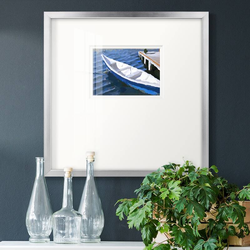 Colorful Rowboat IVPremium Framed Print