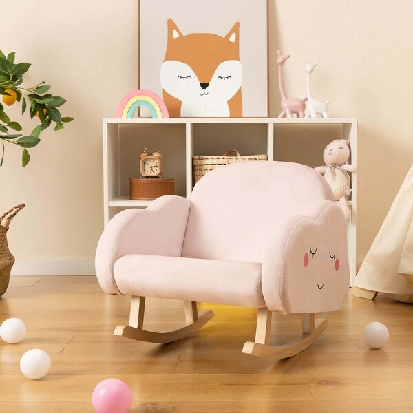 Kids cotton rocking chair 2025